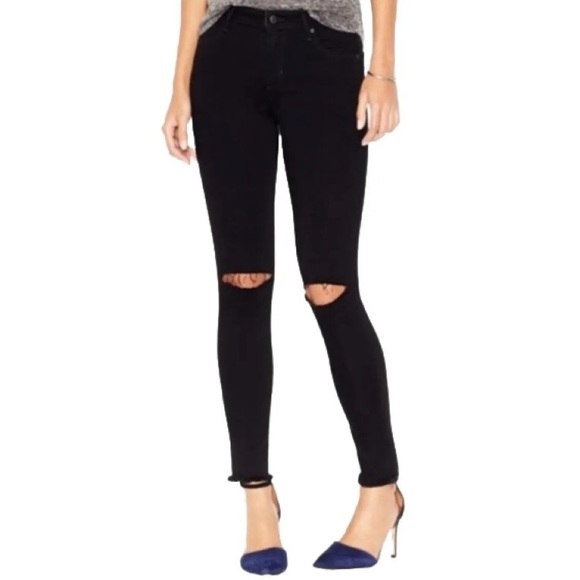 JOE'S JEANS "THE FLAWLESS FINN SKINNY ANKLE" Destroyed Jeans In "REGAN" - Picture 1 of 5